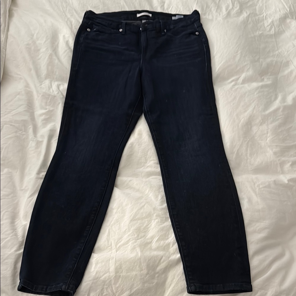 Good American Good Legs dark wash skinny jean size 14